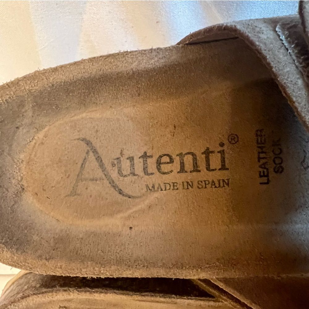Autenti Leather Sandals Size 38 EU — 7/7.5 US - Picture 12 of 14